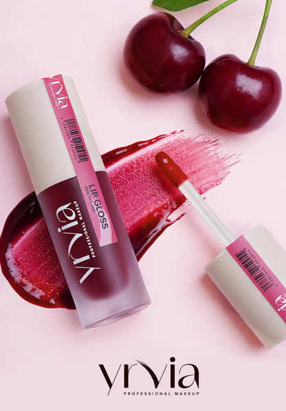 Yrvia Peelable Red Lip Tint application on lips