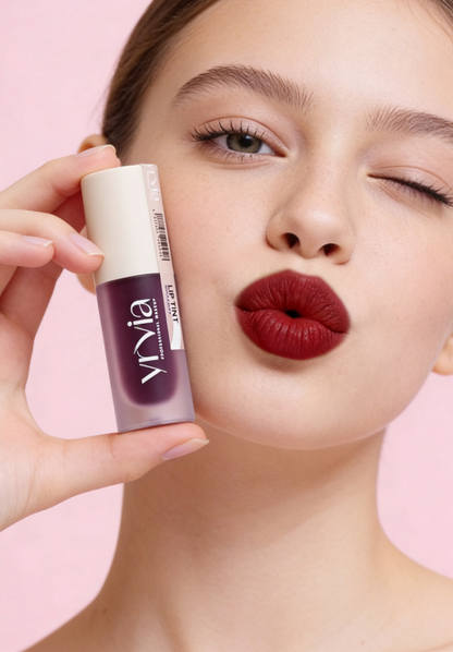 Yrvia Orange Lip Tint shade close-up
